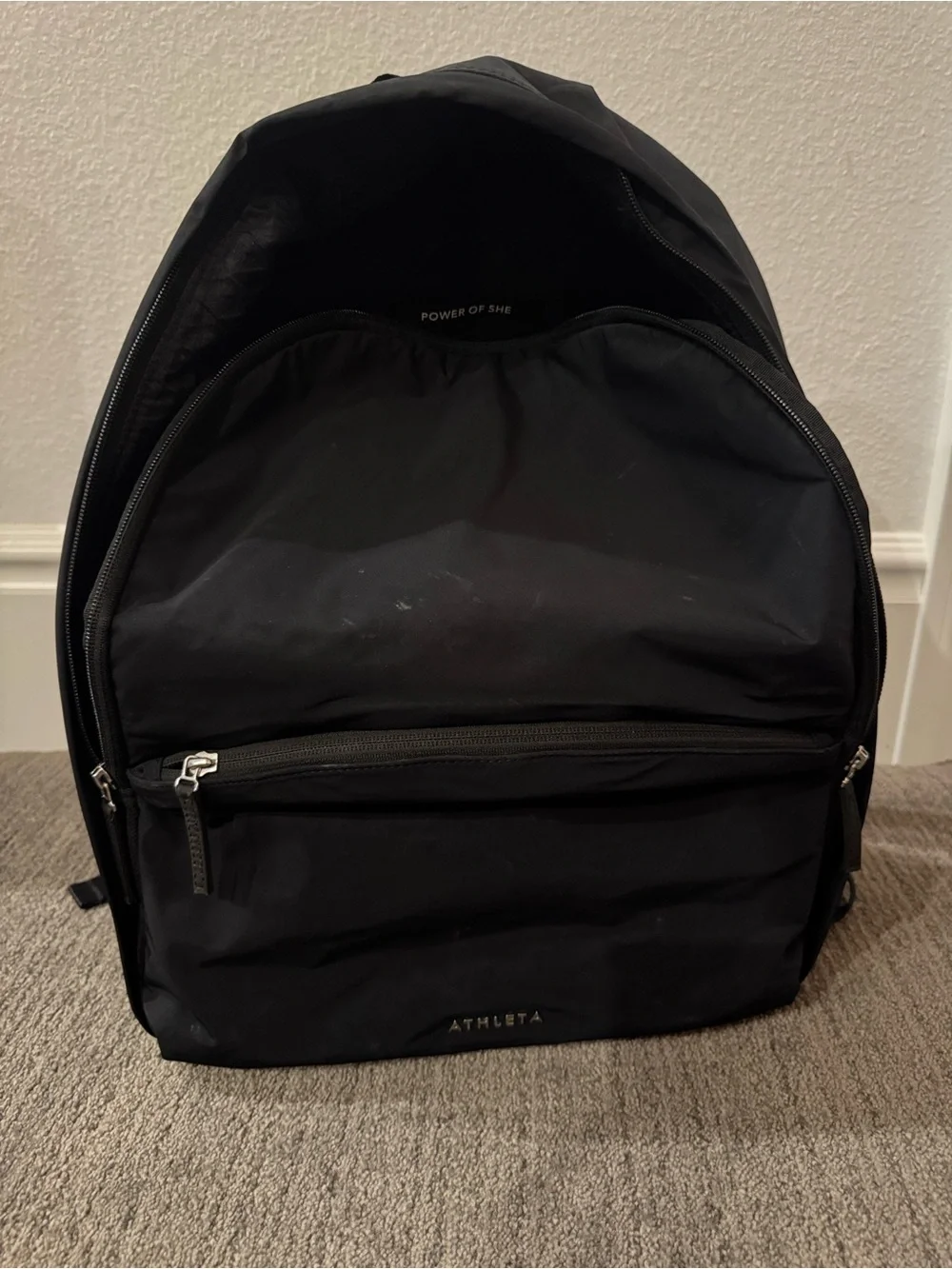 Athleta black backpack